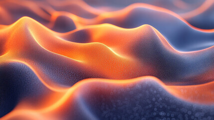 Vibrant abstract digital design with chaotic patterns, blending colors and shapes, creating a sense of motion and depth