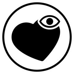 eye glyph icon