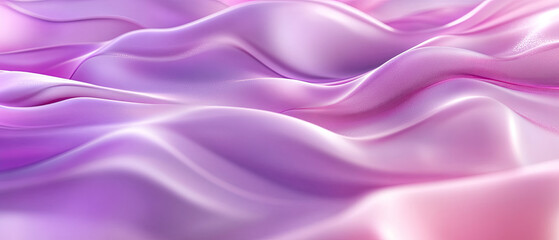 Obraz premium Soft, flowing fabric in shades of pink and purple creates dreamy atmosphere