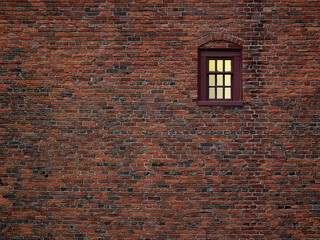Tiny Window in a Brick Wall