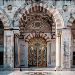 Obraz premium entrance to the cathedral of the assumption of our person