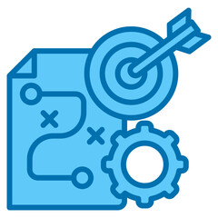 Obraz premium Market Strategy Icon