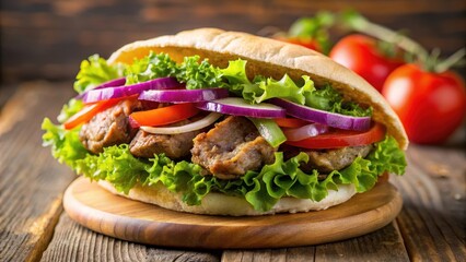 Close up of delicious kebab sandwich , kebab, sandwich, close up, food, Turkish, meat, pita, wrap, lunch, tasty