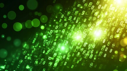 Bright Minimalist Vector Illustration with Light Effects