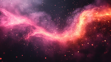 Fototapeta premium Modern digital abstract 3D background with flowing lines and shapes symbolizing technological processes, digital storage, science, and education, highlighting network abilities and innovation