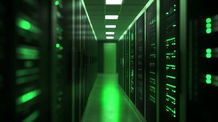 Modern Sustainable Data Center with Minimalist Design