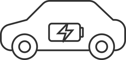 Electric Vehicle Icon