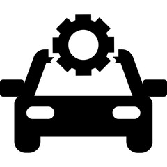 Optimization, gear, wheel icon