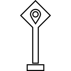 Sign, parking, driver icon