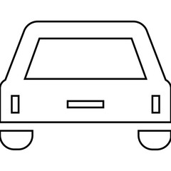 Car, transport, front icon