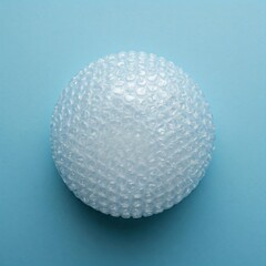Bubble wrap on a blue background.