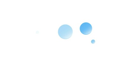 Abstract introduction animation of glittering blue particles as background