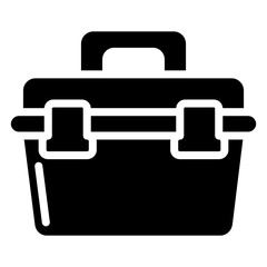 Toolbox Glyph Icon - Carpentry