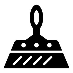 Paint Scraper tool Glyph Icon - Carpentry