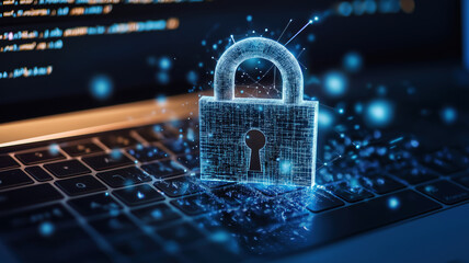 Cyber security concept ,computer network and communication,System administrator working in laptop for develop software of data protection reduce the vulnerability in their network