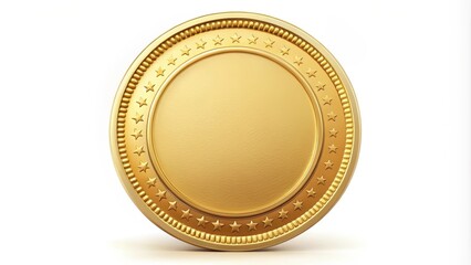 A gold coin with a certificate of authenticity and a guarantee logo on it