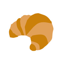 Flat design hand drawn bread illustration. Illustration of various types of bread and various flavors 