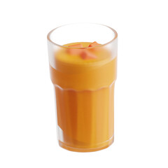 Refreshing Glass of Sweet Mango Lassi