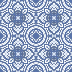 pattern flowerdamask ethnic boho American ikat texture tribal geometric background mandalas