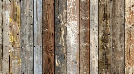 Weathered wood planks in a variety of shades and textures.