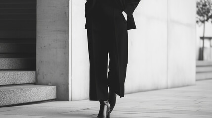 Modern Monochrome Street Style