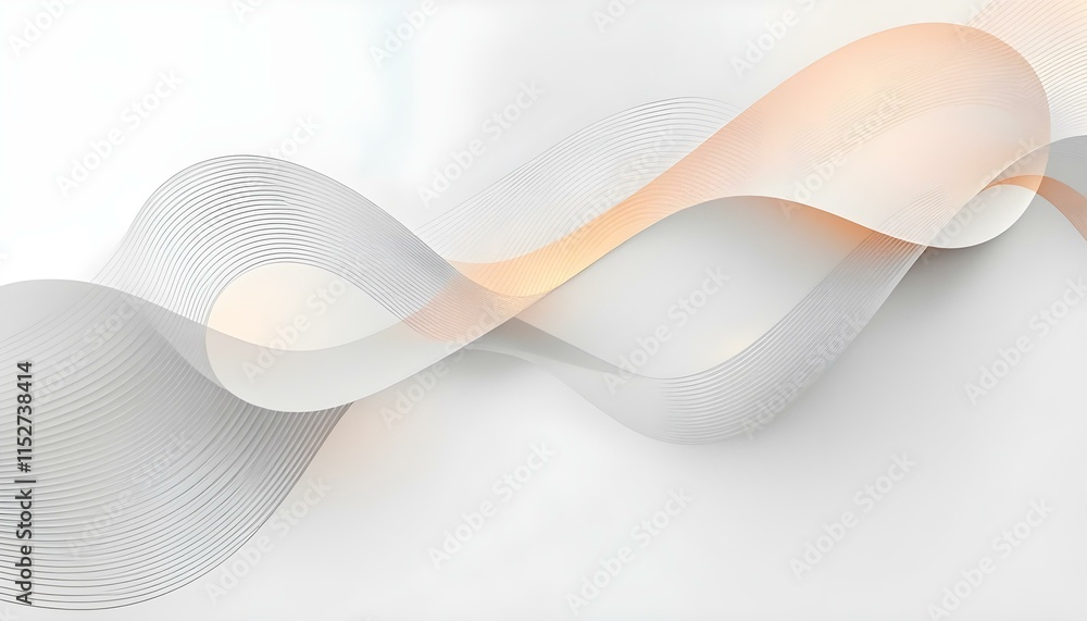 Poster luxury gold background. abstract white and golden lines background with glow effect. modern style wa