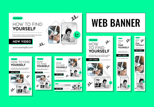 Modern Digital Web Banner Set Template