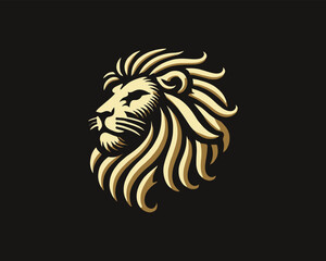 lion head vector