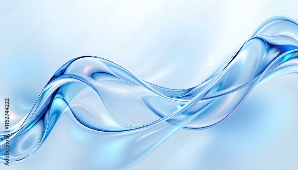Aufkleber mesmerizing fluid waves of vibrant chromatic gradients. vibrant abstract waves of colorful liquid me