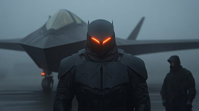 Advanced Alien Drone with Glowing Markings