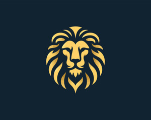 lion head vector