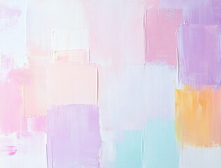 Pastel Abstract Painting