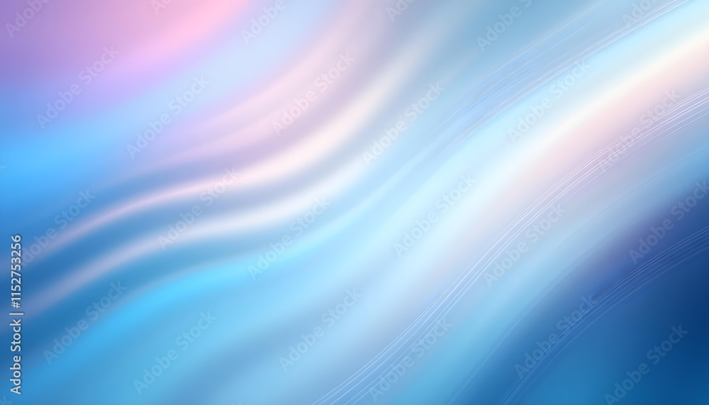 Poster Modern blue wave background blue white, color gradient rough abstract background shines a bright light and glows template empty space. Abstract colorful waves, white purple abstract background. 