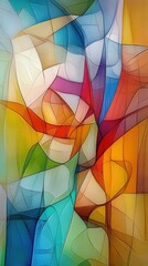 Fototapeta premium Symbolic Omission: An Abstract background image