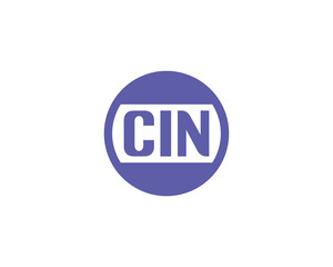 CIN logo design vector template. CIN