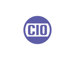 CIO logo design vector template. CIO