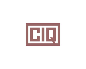 CIQ logo design vector template. CIQ