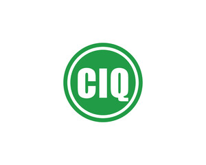 CIQ logo design vector template. CIQ