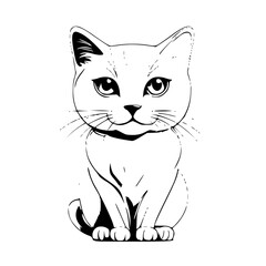 cat icon art illustration 