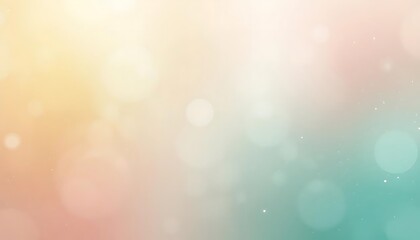 Fototapeta premium Abstract Pastel Background With Soft Bokeh Lights