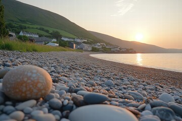 Sunset over Pebble Beach Village