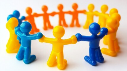 Collaborative Meeting with Positive Expressions in Circle