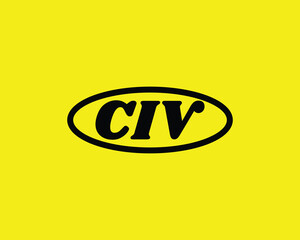 CIV Logo design vector template. CIV