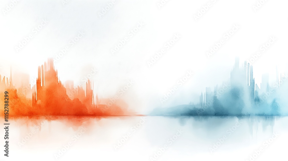 Poster dynamic contrast of colors abstract art digital creation artistic environment modern viewpoint