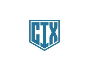 CIX Logo design vector template. CIX