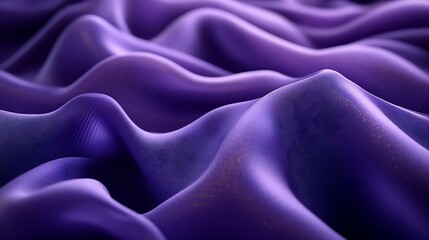 Obraz premium Abstract Purple Fabric Draped Waves Texture