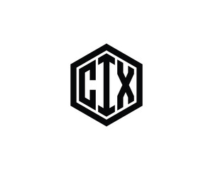 CIX Logo design vector template. CIX