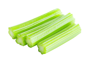 High-Quality PNG of celery Isolated on White Background – High Resolution