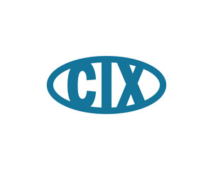 CIX Logo design vector template. CIX