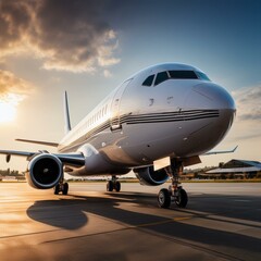 Naklejka premium Big airplane